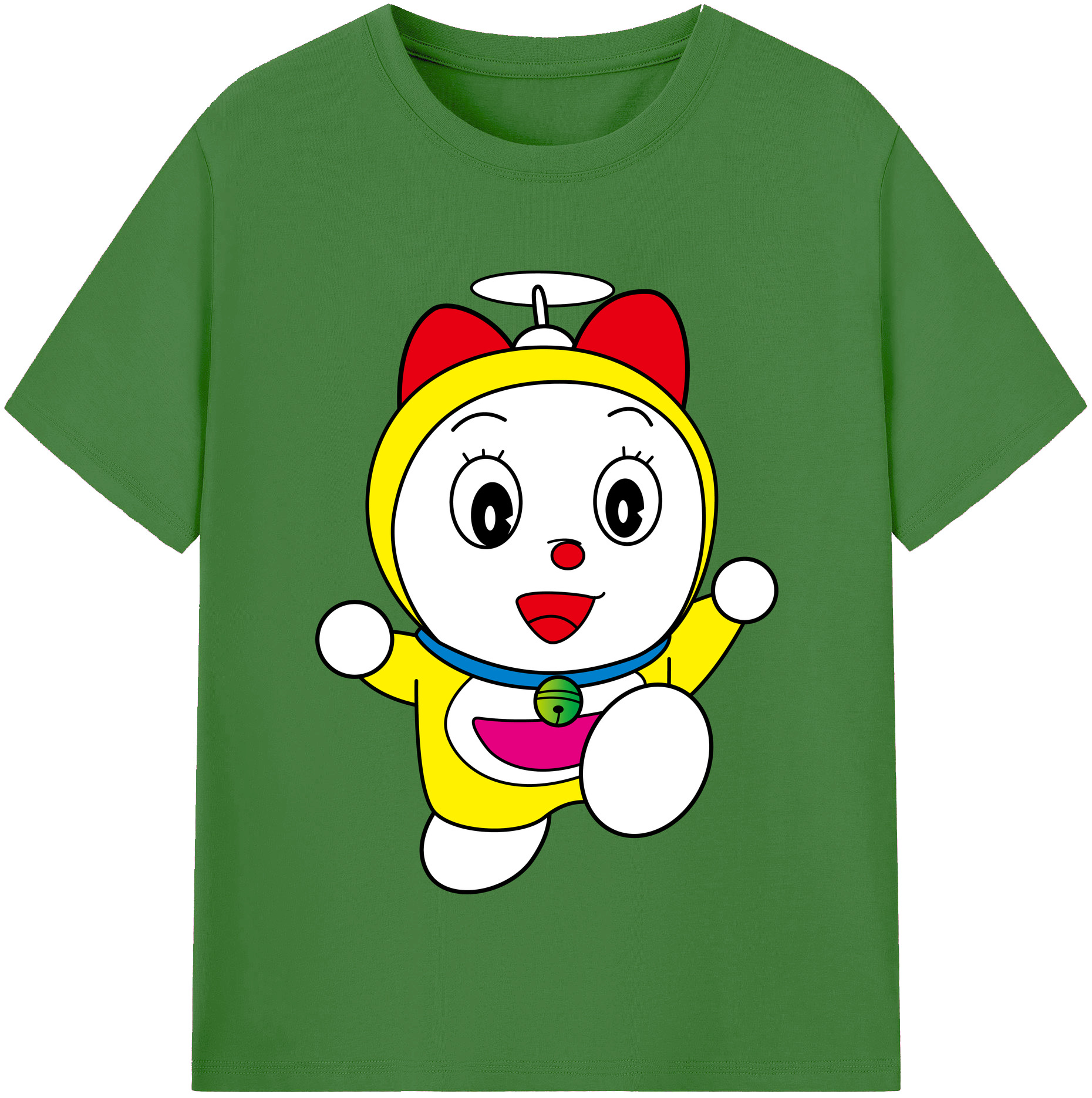 （画像用） ドラえもん ドラミ Doraemon Dorami レディースカジュアルプリントTシャツ（綿100％）